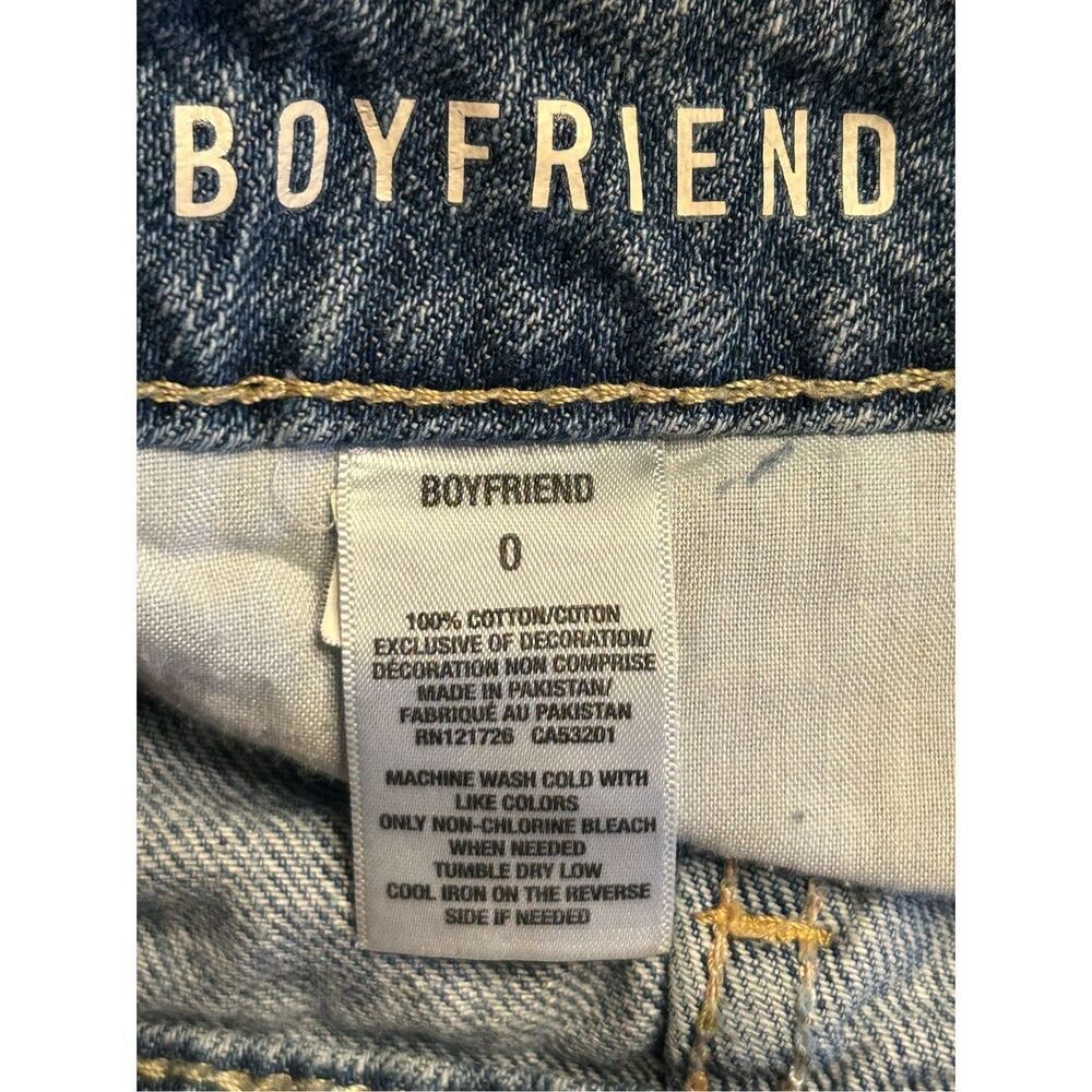 Aeropostale Size 0 Boyfriend Distressed Jean Cuffed Shorts (0882) - Picture 3 of 3